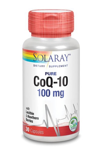 Solaray Pure CoQ-10 -- 100 мг -- 30 капсул Solaray