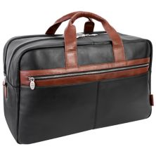 McKlein Wellington Leather 21-Inch Two-tone Laptop & Tablet Carry-All Duffel Bag McKlein
