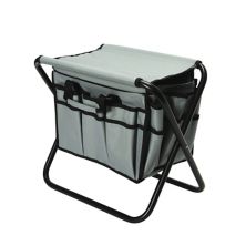 Household Essentials Utility Stool with 20 Storage Pockets Household Essentials