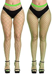 Женские Колготки EVERSWE High Waist Fishnet Tights, Thigh High Suspender Stockings EVERSWE