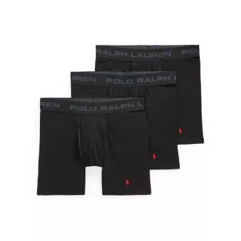 Комплект из 3 трусов-боксеров с логотипом Polo Ralph Lauren