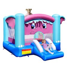 3-in-1 Elephant Theme Inflatable Castle without Blower Slickblue