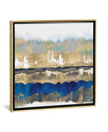 Градации в синем и золотом цветах от Рэйчел Спрингер, печать на холсте в галерее - 26 "x 26" x 0,75 " ICanvas