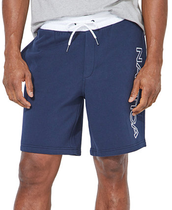 Мужские флисовые шорты с логотипом Nautica