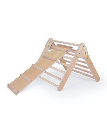 Birch Little Climber Playset With Ladder Slide In Natural Lily and River