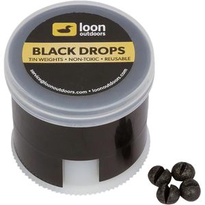 Loon Outdoors Black Drops Twist Pots - Split Shot Loon Outdoors