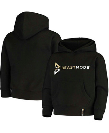 Youth Black Basic Pullover Hoodie Beast Mode