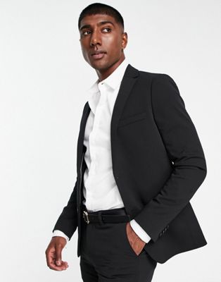 Черный супероблегающий пиджак New Look New Look