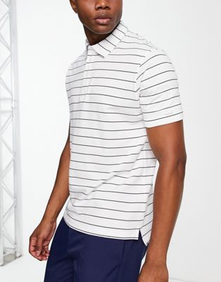 Белая футболка-поло с полосками Nike Golf Player Dri-FIT Nike