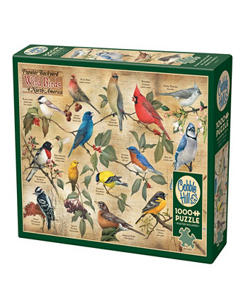 Популярная головоломка «Дикие птицы Северной Америки на заднем дворе» Cobble Hill