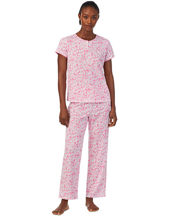 Женские 2 шт. Пижамный комплект до щиколотки с цветочным принтом Ralph Lauren