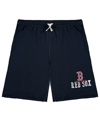 Мужские темно-синие шорты Boston Red Sox Big and Tall French Terry Profile