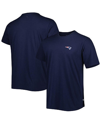 Мужская темно-синяя футболка New England Patriots Bali Skyline Tommy Bahama