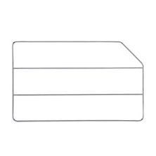 Rev-A-Shelf 12&#34; Kitchen Cabinet Baking Sheet Tray Divider, Chrome, 597-12CR-52 Rev-A-Shelf
