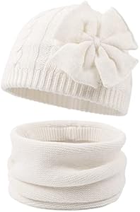 Зимняя шапка JANGANNSA Winter Warm Knitted Baby Hat for Girls 0-6Y JANGANNSA