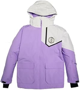 PHIBEE Girls' Sportswear Waterproof Windproof Snowboard Ski Jacket PHIBEE