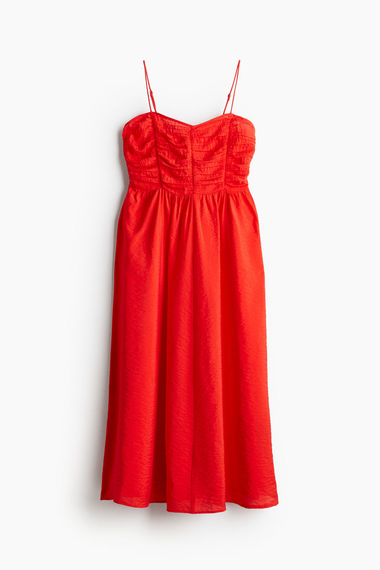 Gathered-bodice Dress H&M