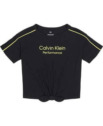 футболка Big Girls с окантовкой Calvin Klein
