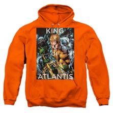 Justice League Of America King Of Atlantis Adult Pull Over Hoodie Licensed Character
