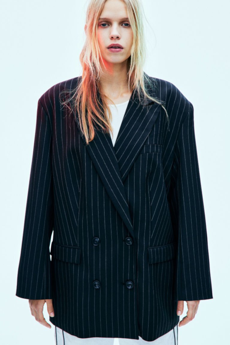 Oversized Double-breasted Blazer H&M
