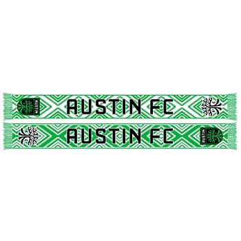 Шарф-плед Austin FC с двусторонним дизайном и кисточками Ruffneck Scarves