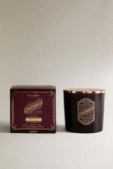 (650 G) GINGERBREAD SCENTED CANDLE Zara Home