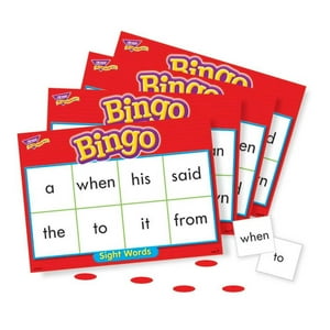 Trend Enterprises Sight Words Bingo - Set of 46 Words and 36 Playing Cards TREND