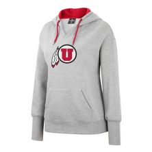 Женский пуловер с капюшоном Utah Utes Heather Grey NCAA