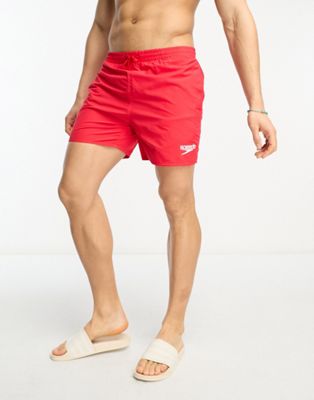Красные шорты для плавания 16 дюймов Speedo Essentials Speedo