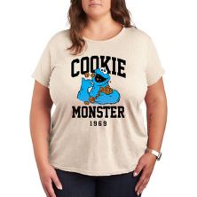 Plus Sesame Street Cookie Monster Graphic Tee Licensed Character