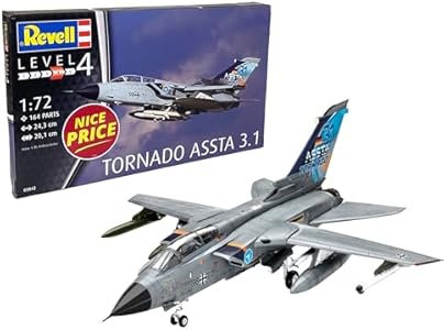 Revell 03842 Tornado ASSTA 3.1 1:72 Scale Unbuilt/Unpainted Plastic Model Kit Revell