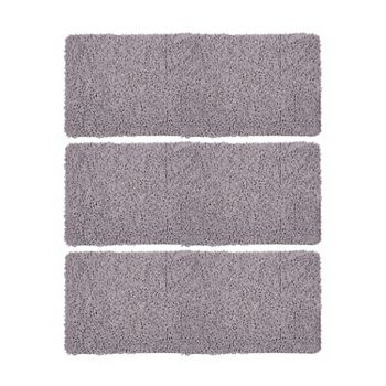 Lavish Home 3-Piece Chenille Bathroom Rugs Lavish Home