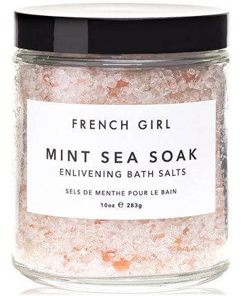 Mint Sea Soak Оживляющие соли для ванн, 10 унций. French Girl