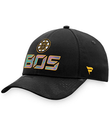 Мужская регулируемая кепка Boston Bruins Authentic Pro Team с логотипом Fanatics Lids