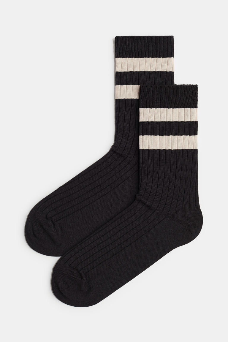 Rib-knit Socks H&M