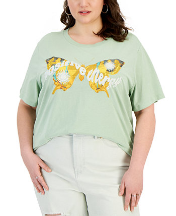 Модная футболка больших размеров с рисунком Butterfly Energy Grayson Threads, The Label
