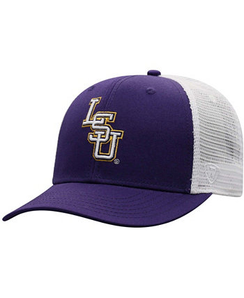 Мужская фиолетовая, белая шляпа LSU Tigers Trucker Snapback Top of the World