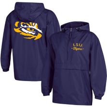 Женская легкая куртка от дождя Champion® Purple LSU Tigers Packable Half-Zip Light Champion
