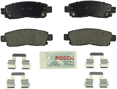 Тормозные колодки комплект BOSCH BE883H Blue Ceramics с крепежом для Buick, Cadillac, Chevrolet и GMC Bosch