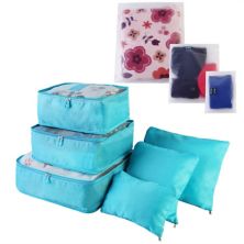 Water-resistant Clothes Storage Bags Travel Luggage Organizer Set Of 9 Eggracks By Global Phoenix