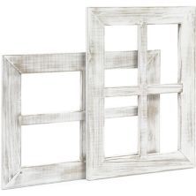 White Window Frame Farmhouse Wall Decor (11 x 15 Inches, 2 Pack) Farmlyn Creek