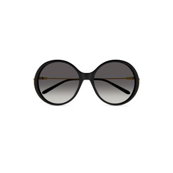 Круглые солнцезащитные очки Elys из ацетата 58 мм Chloe
