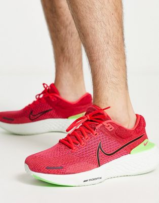 Кроссовки Nike Running ZoomX Invincible Run Flyknit 2 цвета сирени красного цвета - RED Nike Running
