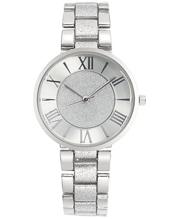 Женские часы с блестящим серебристым браслетом, 36 мм, созданные для Macy's I.N.C. International Concepts