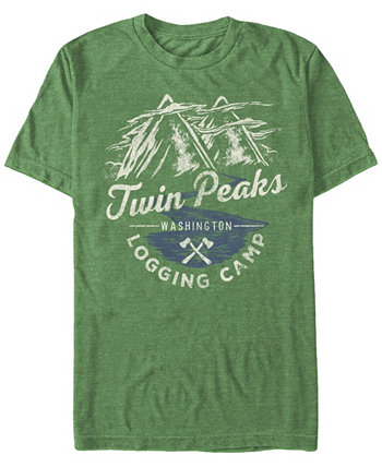 Мужская футболка с короткими рукавами Logging Camp Logo Twin Peaks
