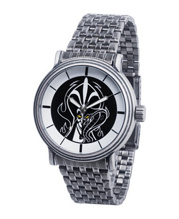 Винтажные мужские часы Disney Villains Jafar под старину из серебра 44 мм Ewatchfactory