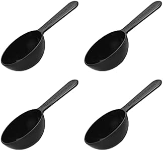 10 Pieces Plastic Short Handle Coffee Scoops Tablespoons Measuring Spoons for Coffee Tea Sugar Cereal Milk Powder Uuyyeo