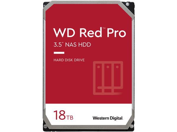 WD Red Pro WD181KFGX 18 ТБ 7200 об/мин 512 МБ кэш-памяти SATA 6,0 Гбит/с 3,5-дюймовый внутренний жесткий диск Western Digital