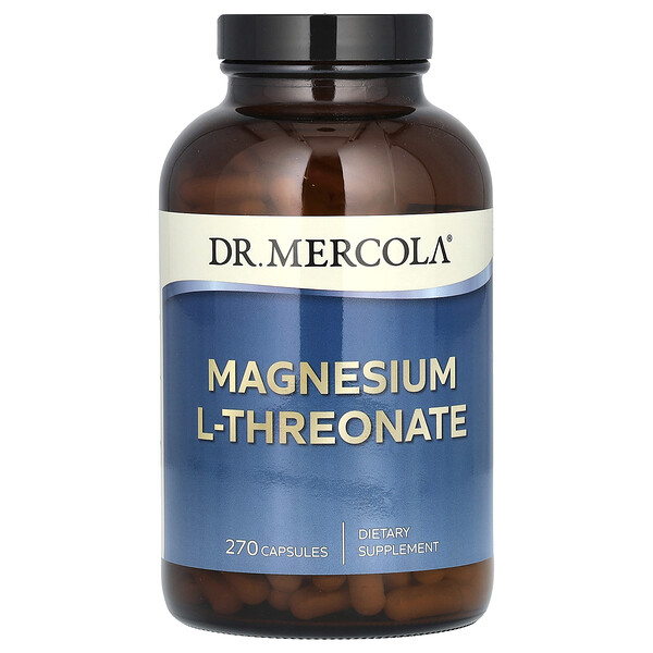 Магний L-Треонат - 270 капсул - Dr. Mercola Dr. Mercola