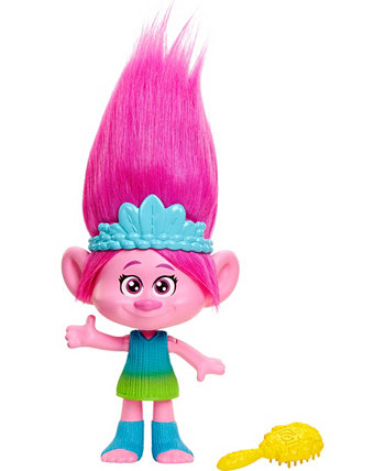 DreamWorks Band Together Rainbow Hairtunes Кукла Поппи, световой звук Trolls